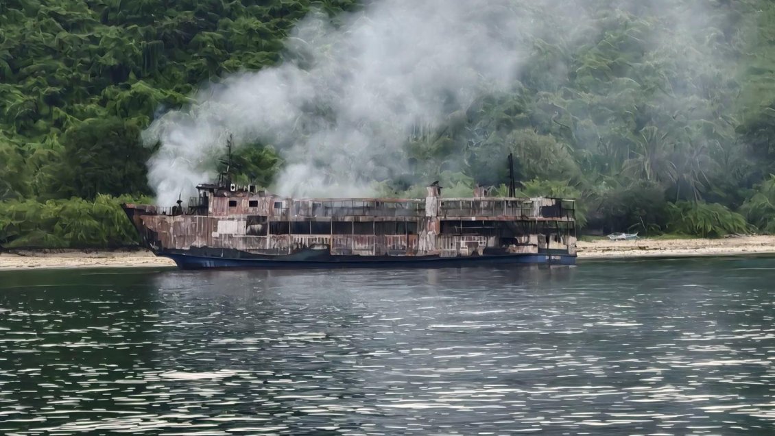 Filipinas busca al capitán del ferri incendiado que dejó 76 muertos