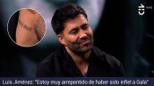 Tatuaje de Luis Jiménez causó revuelo: 
