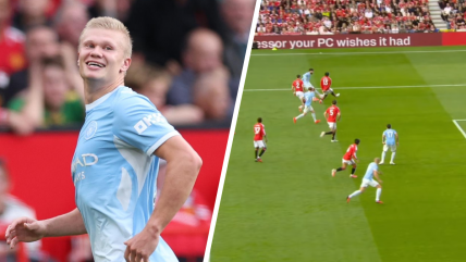   Manchester City ganó el derbi ante Manchester United gracias a polémico gol de Haaland 