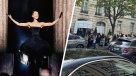 Incesante baile de fans de Céline Dion bajo las ventanas de su hotel en París