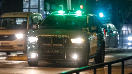 Tras persecución, Carabineros liberó a persona secuestrada en Santiago Centro