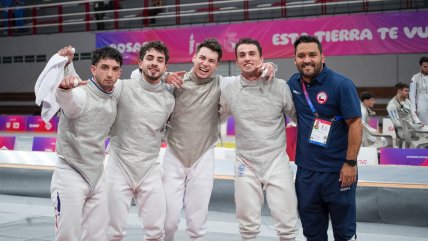 El Team Chile conquistó un nuevo oro en los Juegos Sudamericanos con gran triunfo en la esgrima