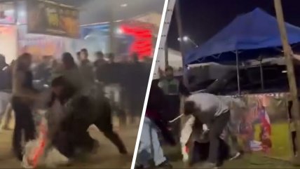 Brutal riña en fondas de Coronel a solo tres horas de su inauguración