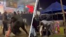 Brutal riña en fondas de Coronel a solo tres horas de su inauguración