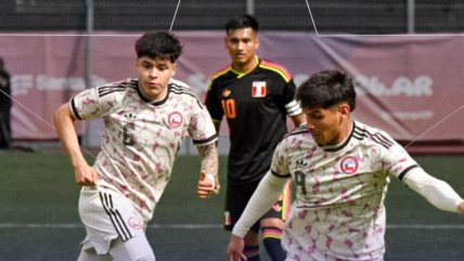 La Roja Sub 20 sufrió sorpresiva caída ante Perú y se enredó en los Juegos Sudamericanos