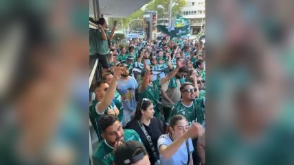 [VIDEOS] Hinchas de S. Wanderers alentaron con un 