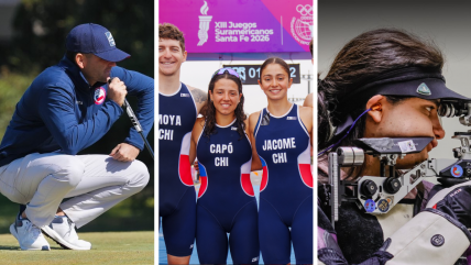 Sudamericanos: El golf, triatlón y tiro con rifle sumaron nuevas platas al Team Chile