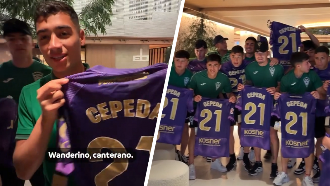 [VIDEO] Lucas Cepeda envió camisetas de regalo a S. Wanderers sub 20 antes de la Intercontinental