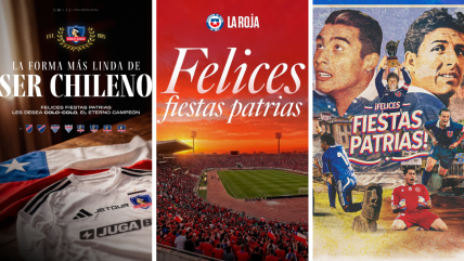   Los mensajes y saludos del fútbol chileno por Fiestas Patrias 