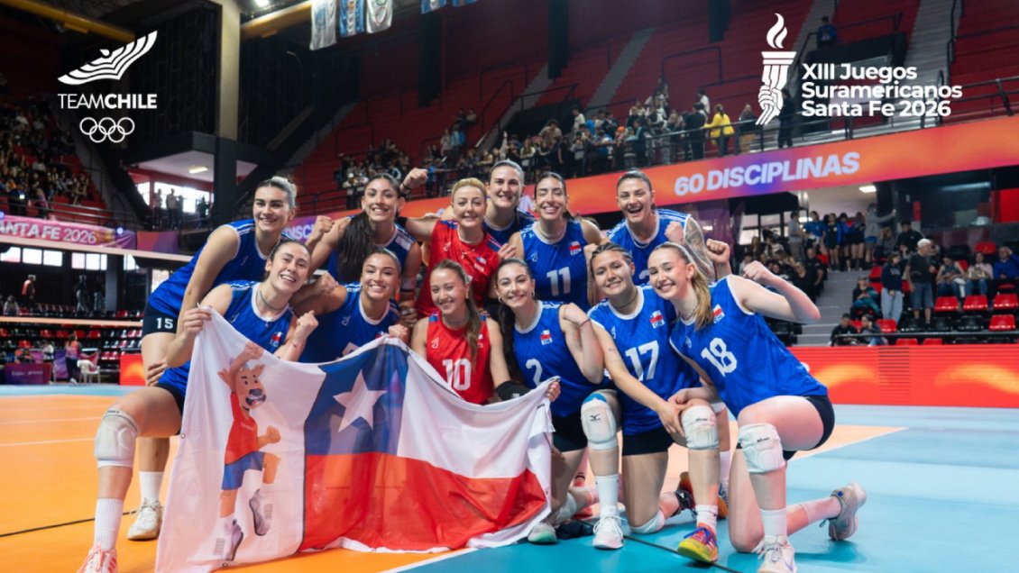 La selección chilena femenina de vóleibol conquistó invicta el oro en los Juegos Sudamericanos