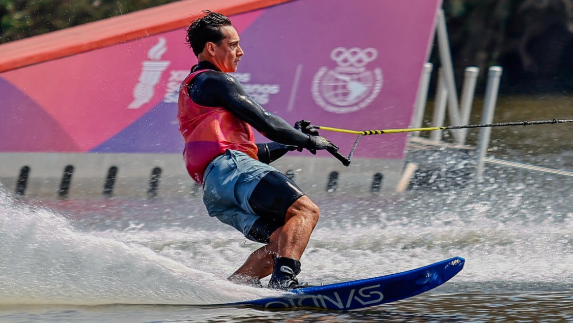 ¡Grande! Martín Labra se coronó con un oro en el esquí náutico en los Juegos Sudamericanos