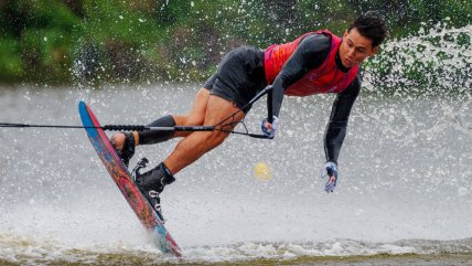   Martín Labra conquistó su segundo oro en el esquí náutico de los Juegos Sudamericanos 