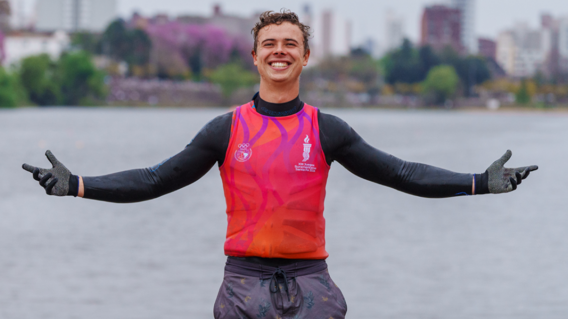 Gustavo Kretschmer conquistó oro para Chile en el esquí náutico de los Sudamericanos