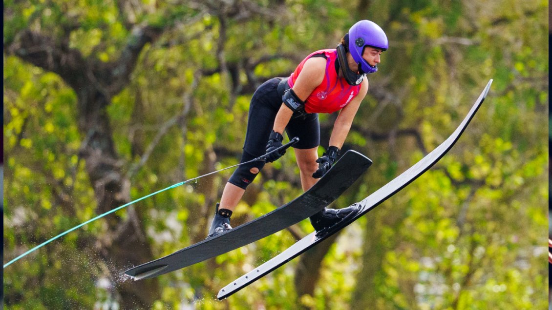 Agustina Varas logró el cuarto oro del esquí náutico en los Juegos Sudamericanos