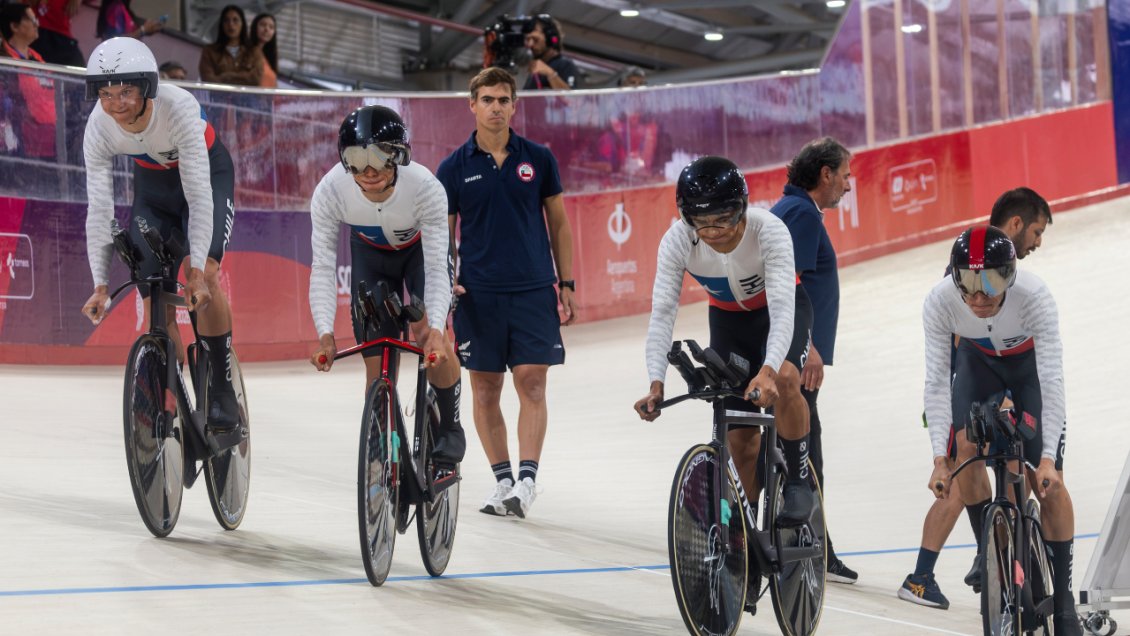 El Team Chile conquistó oro y plata en el ciclismo de pista en los Juegos Sudamericanos