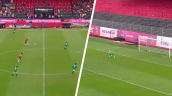 [VIDEO] El enorme golazo de Joaquín Muñoz desde mitad de cancha ante Colombia en Santa Fe