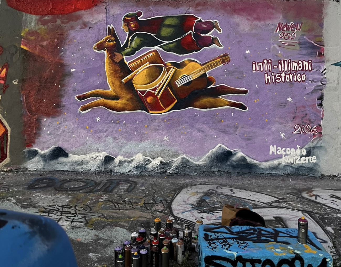 Inti-Illimani Histórico recibió homenaje en el Muro de Berlín