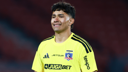   Villanueva tras ser figura en el arco de Colo Colo: 