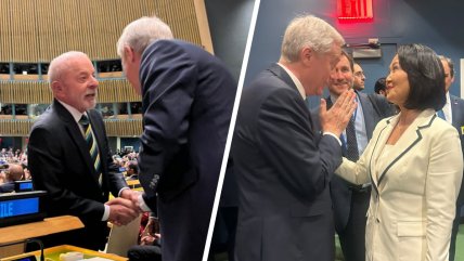 Kast conversó con Lula y Fujimori en la ONU