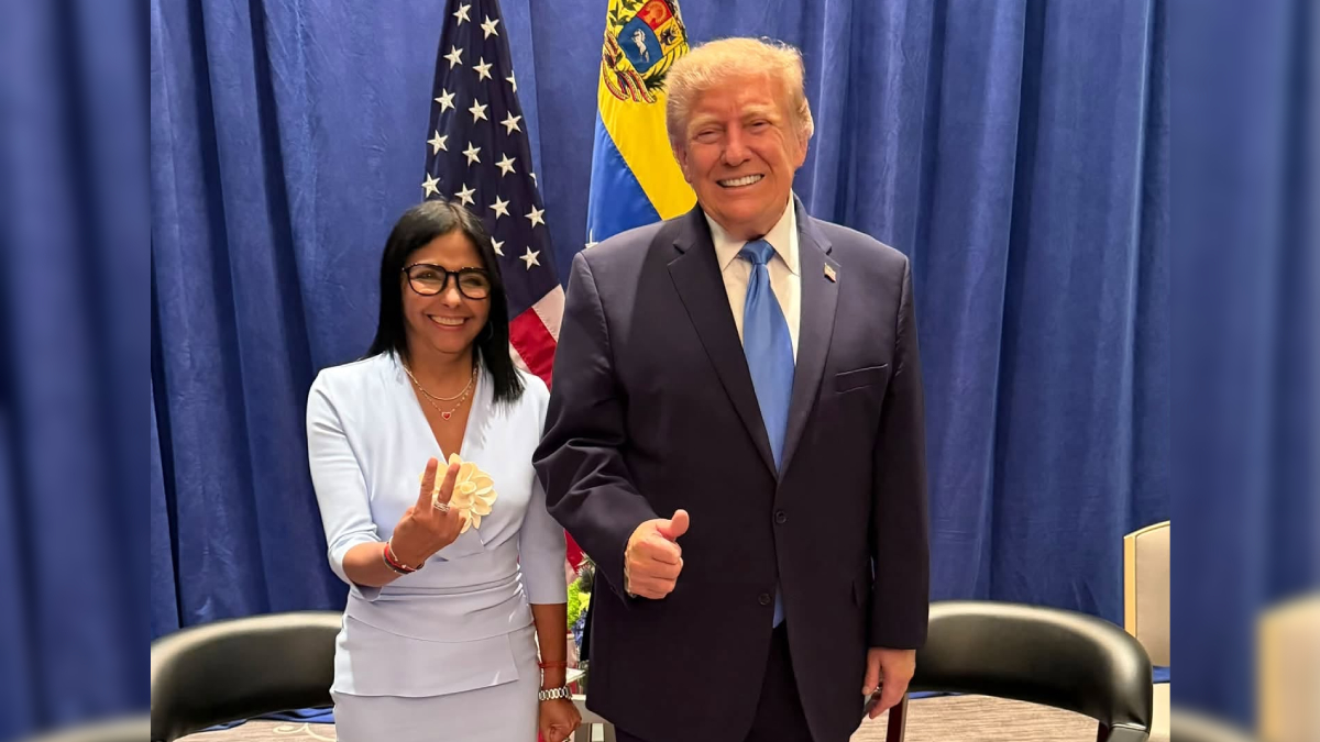 Trump y Delcy Rodríguez sellaron su alianza con inédita cita privada en Nueva York