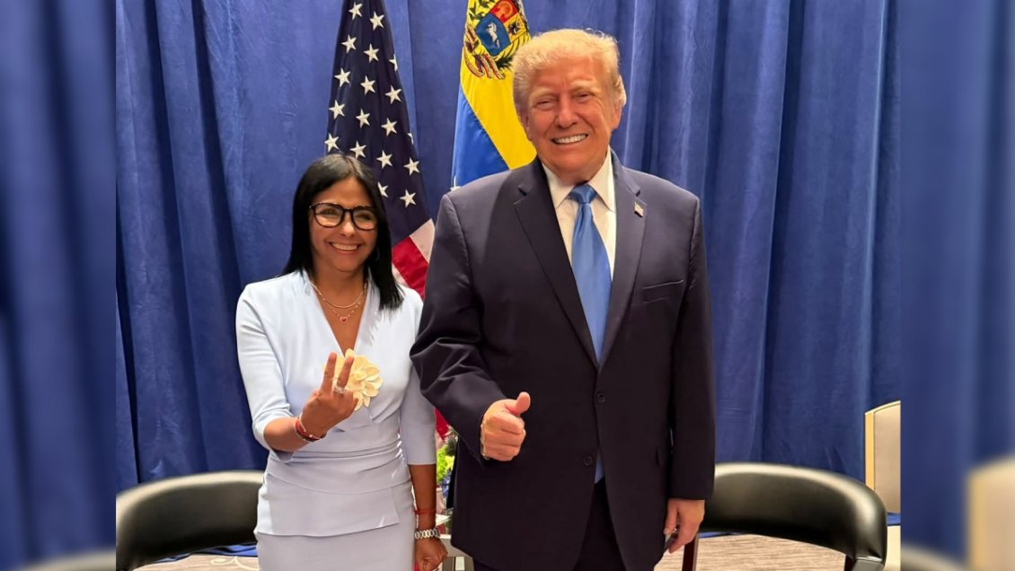 Trump y Delcy Rodríguez sellaron su alianza con inédita cita privada en Nueva York
