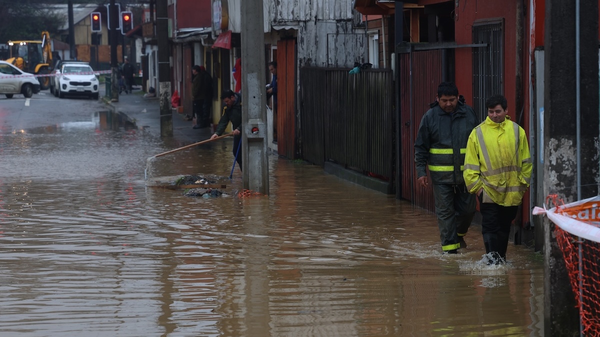 Fuertes lluvias provocan desbordes, anegamientos y solicitudes de evacuación en zona sur