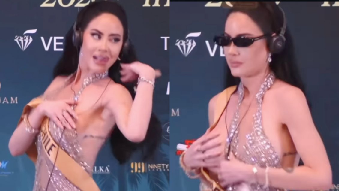 Quedó sin ropa y se las dio de DJ: La bizarra presentación de Ignacia Michelson en Miss Grand International 2026