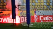 Duelo de Everton y la U fue interrumpido por incidentes: Lanzaron bengalas en Sausalito