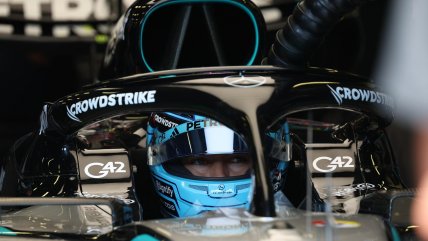   George Russell dominó de principio a fin los entrenamientos libres en Bakú 