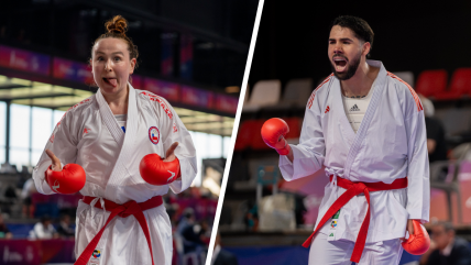   Chile festejó oros de Anastasia Velozo y Fabián Huaiquimán en cierre del karate de los Sudamericanos 