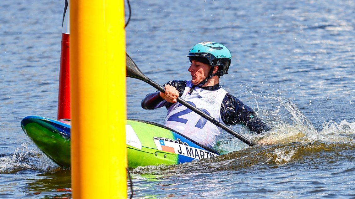 Jesús Martínez sumó su segundo oro personal en el kayak de los Sudamericanos