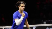 Alcaraz salvó dos puntos de partido ante Fritz e igualó la Laver Cup para Europa