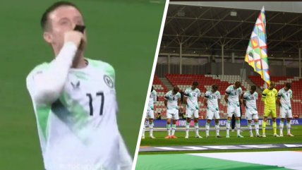   Irlanda derrotó a Israel con brazaletes por Gaza, protesta en el himno y sin saludo de capitanes 