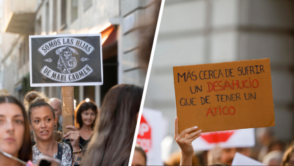 La gota que colmó el vaso: Madrid se llena de protestas por desalojo de anciana discapacitada