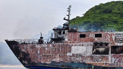   Denuncian al capitán del ferri de Filipinas en cuyo incendio murieron 77 personas 