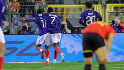   Un golazo de Olise en el final permitió a Francia vencer a Bélgica en la Nations League 
