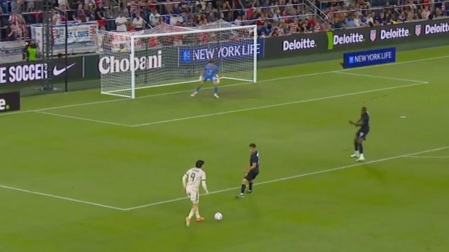 [VIDEO] ¡Golazo! Maxi Gutiérrez soltó un derechazo e ilusionó a La Roja ante Estados Unidos