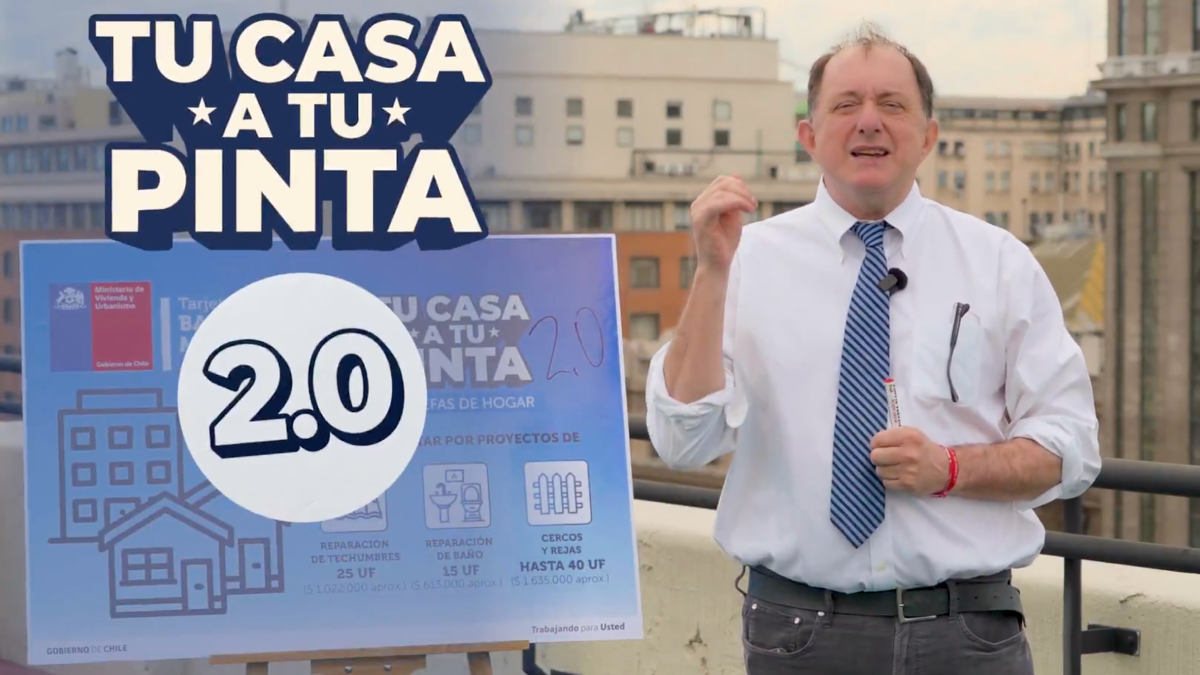 "Tu Casa a Tu Pinta 2.0": Minvu ampliará beneficio para reparar casas y departamentos