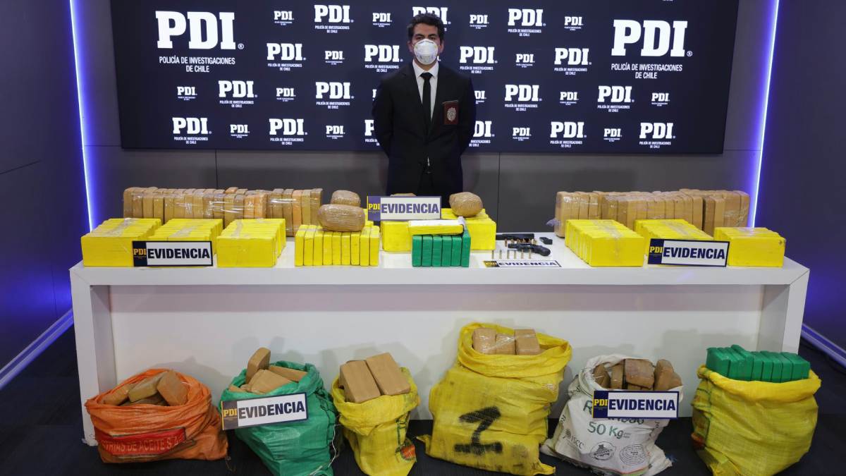 Cuatro sujetos fueron detenidos con casi una tonelada de droga