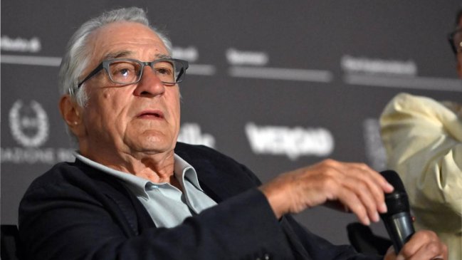 De Niro arremetió contra Trump y lo llamó "cobarde" y "trozo de mierda"