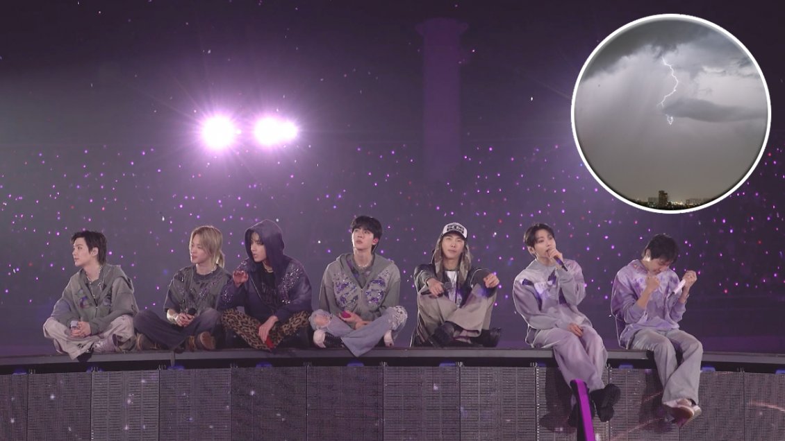 Pronostican posibles tormentas eléctricas para los conciertos de BTS en Chile