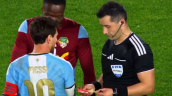 [VIDEO] Fernando Véjar le regaló sus tarjetas a Lionel Messi