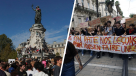 Masiva manifestación estudiantil paraliza Francia y desafía al gobierno
