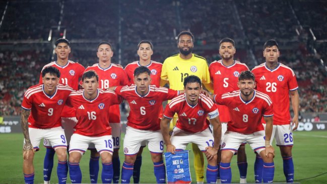 La Roja perdió un casillero en la nueva actualización del Ranking FIFA