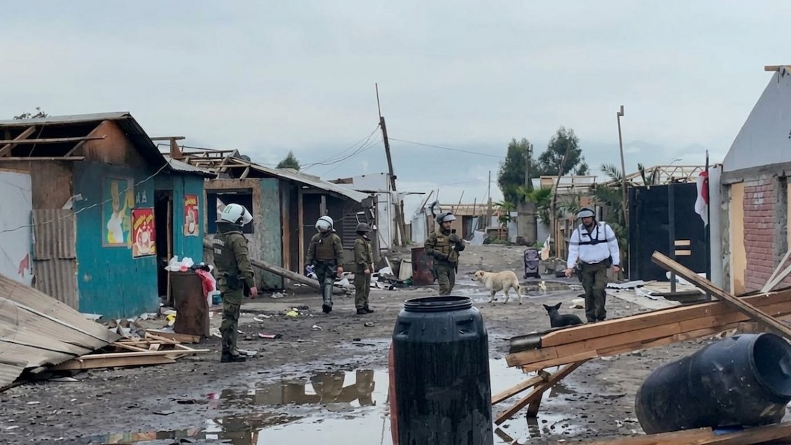 Más de 2.600 personas fueron desalojadas de la toma Yevide de San Felipe