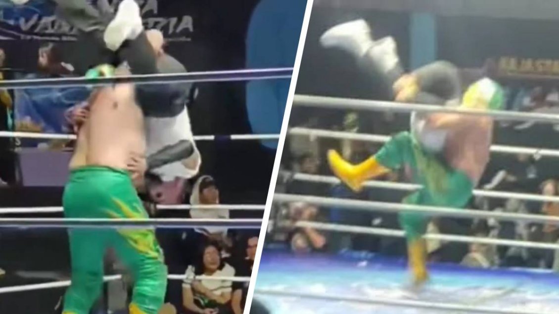 Tragedia en la lucha libre: Arbitro murió y peleador fue detenido