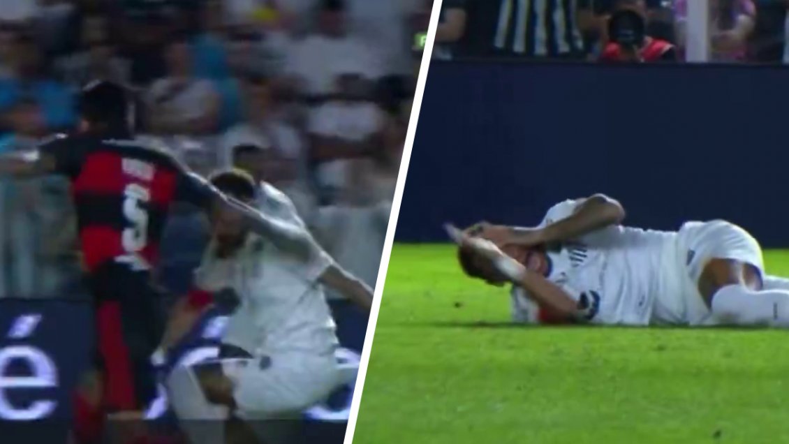[VIDEO] Pulgar se viralizó en Brasil por manotazo a Neymar en visita a Santos