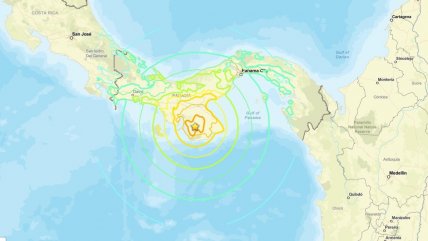 Un terremoto de magnitud 7,6 sacudió a Panamá