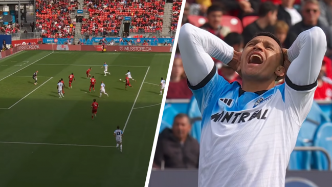 [VIDEO] La oportunidad que falló Alexis en la derrota de Montreal ante Toronto