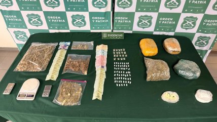 Cuatro detenidos tras allanamientos por microtráfico de drogas en Renca